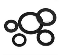 Junta Circular De Silicona Negra De 20 Uds, Arandela Plana De Goma Con Tórica De Sellado De 2/2, 5/3/3, 5mm X 4/5/6/7/8/9/10/12/14/15/16/18/20mm(3 * 6 * 1mm)