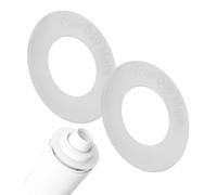 Junta de campana elevable, 2 piezas, 53 x 29 x 2,8 mm, recambio para art. Nº 244.244.00.1, 826.614, compatible con válvula de descarga GEBERIT TIPO 212, 244.820.00.1, junta plana cisterna de descarga