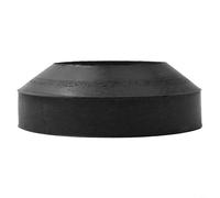 Junta de goma para tanque de inodoro de 98 x 30 mm, arandela cónica para accesorios de reparación de sello de cisterna acoplado, color negro
