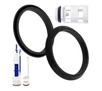 Junta de lavabo, 2 piezas, 67 x 53 x 10 mm, recambio para 241.868.00.1, 883.360, compatible con lavabo GEBERIT 241.859.00.1, 244.820.00.1, 244.823.00.1, junta UP cisterna