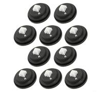 Junta de membrana de goma de repuesto para válvula de bola SIAMP, 27 x 15 mm, apto para todas las válvulas de entrada SIAMP inferior y lateral, negro