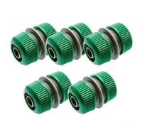 Junta de reparación de tuberías de agua, 5 piezas de conector de manguera de jardín de 1/2 pulgada para tubos de identificación de 12 mm, parche de reparación de acoplamiento rápido