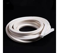 Junta de sellado de cable Tira de espuma silicona cuadrada 1 m, grosor 4-30 mm, tira sellado blanca, ancho 3-30, burlete, pieza(30x30mm)