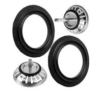 Junta de Silicona para cestas de colador, 2 piezas, exterior 52-51mm, interior 34-33mm, compatible con cestos Blanco n.º 119145, 119146, 125590, 125613, 225210, 225211, recambio para cesto n.º 116116