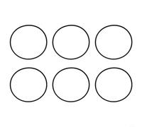 Junta de tapa de filtro de goma de 6.5 pulgadas para bomba de filtración de piscina para P61733/P6025 y modelos 58221, 58229, 58391, 58392E, 58614E, 90403E, 90445E, 90474E, negro, paquete de 2 (6