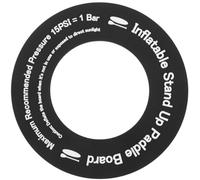 Junta de Válvula Inflable Redonda para Tabla de Paddle Surf, PVC Negro | Repuesto Flexible y Resistente al Desgaste, Uso Fácil, Ajuste para Inflado y Mantenimiento