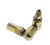 Junta giratoria 3/8'' NPT Macho x Rp1/2'' Hembra Forma de Z Acero PTFE 350bar (4917.5psi)