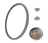 Junta Goma Olla A Presión 22cm Para WMF Perfect Repuestos Tapa | Goma Olla Express con 1 junta y 2 componentes de tapa, repuesto para ollas compatibles de presión