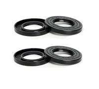 Junta tórica de doble labio, Sello de aceite doble del labio 4pcs NBR TC con tamaños múltiples esqueléticos la primavera y metal(22X35X4)