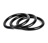 Junta tórica NBR 135x123x6mm - Sello de goma para coche, fontanería, maquinaria y uso industrial