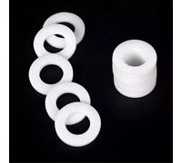 juntas de goma metálica, Arandela plana redonda 50 piezas M3-M10 junta de PTFE sellado tubería 2 m espesor(4x9x2mm)