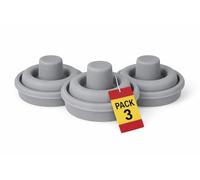 Juntas Indicadoras de Presión para Olla Exprés | Compatibles con WMF Perfect/Perfect Plus 6093109502 | Ollas desde 2,5ltr a 8,5ltr | Silicona Ø 3 cm | 3 Set Valvula Olla WMF (Gris Oscuro)