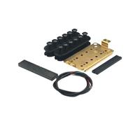 JunZheHub Kit de Pastillas de Doble Bobina para Guitarra Eléctrica, Pastillas de Doble Riel para Puente Y Mástil, Circuito Precableado, Accesorio para, Cuello