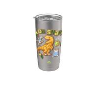 Jurassic World Oh Snap Dino Cookies Vaso térmico de acero inoxidable de doble pared
