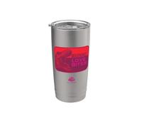 Jurassic World Warning Love Bites Vaso térmico de acero inoxidable de doble pared