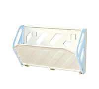 JUSHZ Zapatero Entrada Recibidor Mueble Zapatero Armario para Guardar Zapatos Estrecho Interior Plegable Detrás De La Puerta De Plástico para Montaje En Pared (43x14.8x27.2cm,Blue)