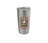 Just A Girl Who Loves Kookaburras Amante Animales Vaso térmico de acero inoxidable de doble pared