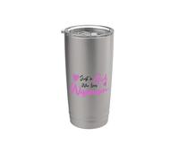 Just a Girl who loves Wisconsin Pink Cute Wisconsin Girl Vaso térmico de acero inoxidable de doble pared