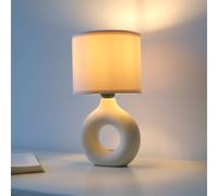 JUST LIGHT. GmbH JUST LIGHT. Lámpara de mesa Carara, base de cerámica, beige