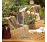 JUST LIGHT. GmbH JUST LIGHT. Lámpara de mesa LED recargable Amag, verde, hierro, IP44