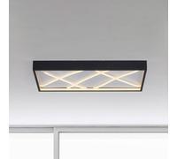 JUST LIGHT. GmbH JUST LIGHT. plafón LED Mikado, 60 x 30 cm, negro