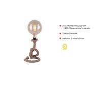 JUST LIGHT. GmbH Lámpara de mesa Rope de cuerda gruesa
