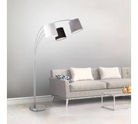JUST LIGHT. GmbH Lámpara de pie Melvin, 3 luces, negro/gris/blanco