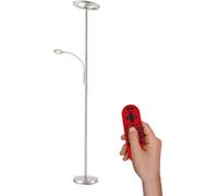 JUST LIGHT LOLA smart-ROCCO: Lámpara de pie LED, regulable en temperatura de color (CCT), 25,5W, acero, modelo 11858-55