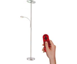 JUST LIGHT LOLA smart-ROCCO: Lámpara de pie LED, regulable en temperatura de color (CCT), 25,5W, acero, modelo 11858-55