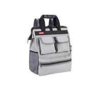 Justzon - Bolsa de herramientas para mochila con respaldo acolchado, kit de herramientas resistente, bolsas de almacenamiento para electricista, plomo, HVAC, reparador de cables