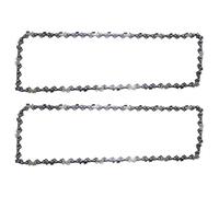 JUUDDENPARTS 2 cadenas de motosierra de 40 cm, paso LP de 3/8 pulgadas, calibre de 0.04 pulgadas, 57 eslabones de transmisión, repuesto para Bosch AKE40 AKE40S AKE40-17S AKE40-18S AKE40-19S