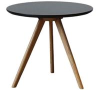 JvFbjLF Sofá-Little Round Table, Little Fácil Mesa De Café Balcón Triángulo Pata De La Mesa Living Room Hotel Mesa Redonda Tres Especificaciones Mesa De Negociación(Nero,50cm)