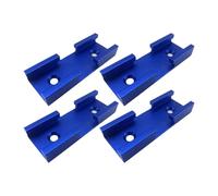 JWQFBC 4 Rieles con Ranura en T Fabricados en Aleación de Aluminio, Conectores Profesionales de Doble para Taladros de Banco Y Suministros de Bricolaj, Azul