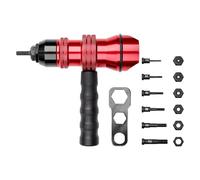 JWQFBC Adaptador para Máquina Remachadora Eléctrica, Herramienta de Inserción de Tuercas Remachables, Fácil de Usar, Juego de Adaptadores para Taladro, Sin tuercas remachadas