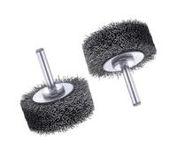 JWQFBC Cepillo de Alambre, de 1,97 Pulgadas, de Acero Al Carbono Grueso Y Ondulado, para La Limpieza de Superficies.
