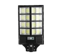 JWQFBC Lámpara Solar de Calle con Control Remoto Proyector LED Recargable Luz de por Movimiento y Panel Solar Monocristalino Adecuada para Patios, 400W