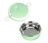 Jwthee Fiambrera Con Calentador De Alimentos, Lonchera Térmica, Lonchera Apilable Con Calefacción Para Adultos, Calentador De Alimentos, Lonchera Aislada, Recipientes Para El Almuerzo, Termo Para(B)