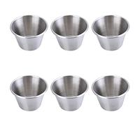 Jwthee Tazas de acero inoxidable, 6 piezas Mini tazas apilables con aislamiento Tazas de pinta de acero inoxidable Copa de vino de acero inoxidable para exteriores Taza de vino portátil