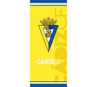 JYC CREATIVE Toalla de Playa y Piscina y Gimnasio, Regalos Fútbol, Productos Exclusivos para Fans, Regalos Ideales para Aficionados del Fútbol, Toalla (P2, 75X150, Cadiz C F)
