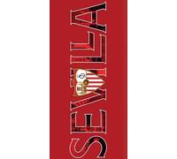 JYC CREATIVE Toalla de Playa y Piscina y Gimnasio, Regalos Fútbol, Productos Exclusivos para Fans, Regalos Ideales para Aficionados del Fútbol, Toalla (M4, 75X150, Sevilla FC)