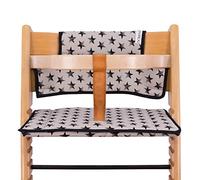 JYOKO KIDS Cojín para trona Compatible con Stokke Tripp Trapp, Elaborado con Algodón (Dark Sky, Cojín para Trona)
