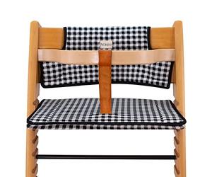 JYOKO KIDS Cojín para trona Compatible con Stokke Tripp Trapp, Elaborado con Algodón (Vichy, Cojín para Trona)