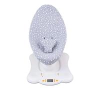 JYOKO Kids Funda de Algodón para Hamaca Compatible con Mamaroo 4moms, Mamaroo Rockaroo (White Star)