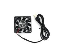 JZK 60 x 60 x 15 mm Mini Ventilador USB con Cables 6015 - 2 Polos DC 5V Silencioso Sin Escobillas para Carcasa de PC e Impresora 3D