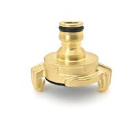 JZK Conector de manguera de latón, accesorio de grifo de agua para manguera Geka para acoplamiento de enchufe de jardín, adaptador de conector rápido del sistema Gardena