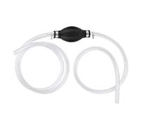 JZK Kit de bomba de sifón manual, bomba de transferencia de líquido portátil, bomba de sifón de combustible para gasolina, diésel, aceite, agua con manguera de 2 m (1,2 m + 0,8 m) para coches,