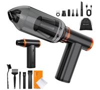 K&F CONCEPT 2 en 1 Soplador y Aspirador 300.000 RPM, 3 Velocidades, Material de Aleación de Aluminio, Motor Brushless, Limpieza Profunda para Ordenadores, Teclados, Coches y Exteriores