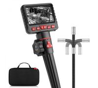 K&F Concept endoscopio articulado de 8,5 mm, giro de 180°, pantalla de 4,3", Full HD
