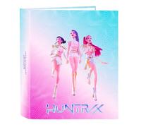 K-POP Demon Hunters - STATIONERY - Carpeta Folio 4 Anillas, Ideal para Niños de Diferentes Edades, Cómoda y Versátil, Resistencia, 27x6x33 cm