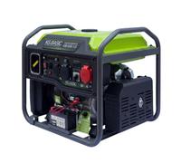 K&S BASIC 80iE-1/3 Inverter Generator 7500W,Generador de energía inversor | Generador de emergencia de 8000 W máximo, sistema VTS, modo ecológico, generador de corriente con arranque eléctrico y manual
